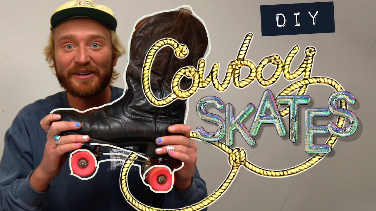 I Made Cowboy Boot Roller Skates - YouTube