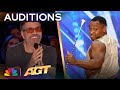 Phillip lewis brings the best baton simon cowell has ever seen  auditions  agt 2024