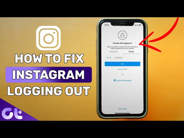 Top 8 Ways to Fix Unable to Log In to Instagram on Android and iPhone -  Guiding Tech