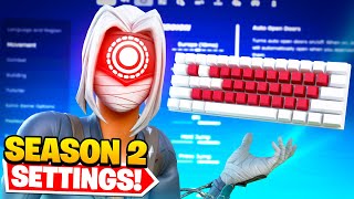 BEST Season 2 PC Keyboard & Mouse Settings, Sensitivity + Keybinds In Fortnite!