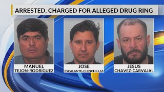 3 arrested for alleged drug ring