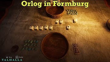 Assassin’s Creed Valhalla:  Playing Orlog in Fornburg gameplay