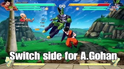 Dragon Ball FighterZ : A.Gohan Combo switch-side