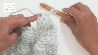 HOW TO CROCHET BOBBLE STITCH - CROCHET TUTORIAL screenshot 4