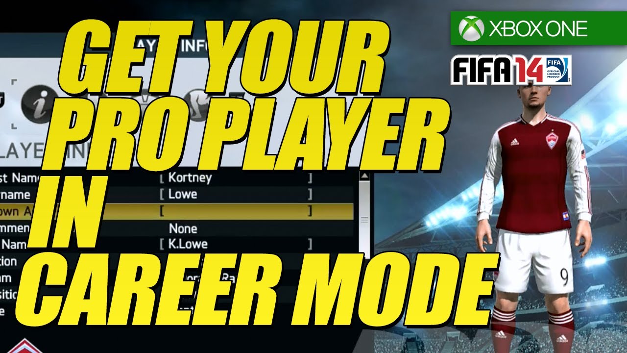 FIFA 14 Tutorial | How to put your PRO in Career Mode