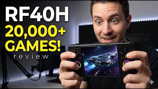 RF40H Handheld Game Console Review – 20,000+ Retro Games Link in description👇