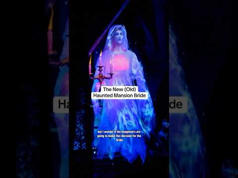 The New Old Haunted Mansion Bride Hauntedmansion Disneyland Disneyhistory 