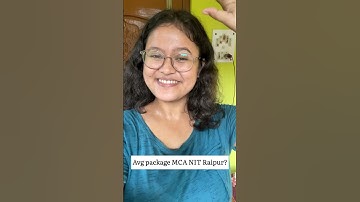 Avg package MCA NIT Raipur? MCA placements NIT Raipur | Placements at NIT Raipur| MCA department NIT
