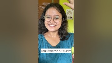 Avg package MCA NIT Raipur? MCA placements NIT Raipur | Placements at NIT Raipur| MCA department NIT