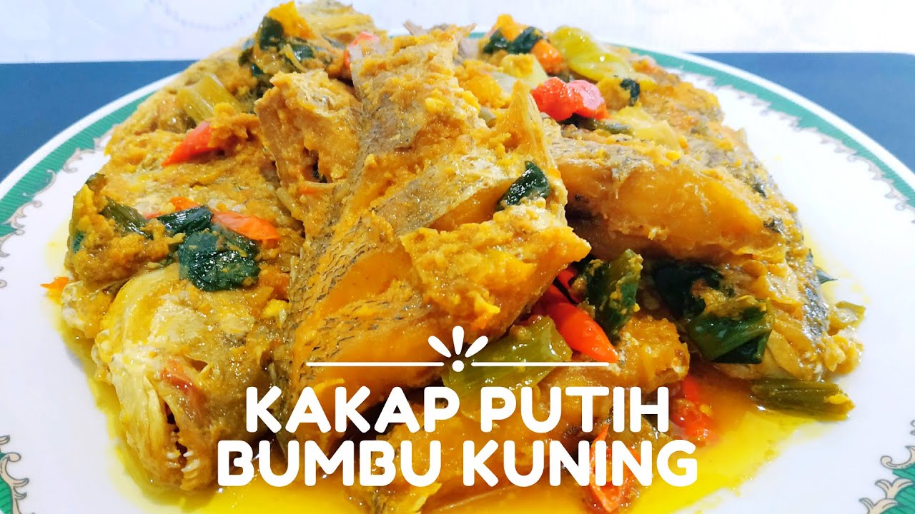 Ikan Kakap Putih Resep Kakap Putih Bumbu Kuning Resep Dan Cara Membuat Youtube