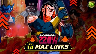 ASI ES el EZA SUPER 17 LR! 220% SHOWCASE, MEJORES EQUIPOS y BUILDS | Dokkan Battle