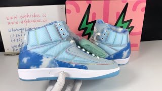 Nike Air Jordan 2 Retro SP x J Balvin Celestine Blue On Hand