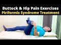 Treatment for Hip Pain at Home, Pain in Buttock, Piriformis Syndrome Exercises, Glutes Pain Exercise