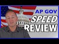 Ap gov speed review  everything you need in 14 minutes