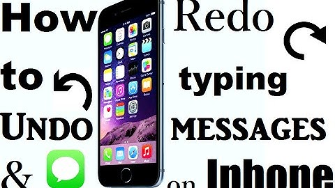 How to Undo and Redo typing in Messages on iPhone -iPhone Tips and Tricks