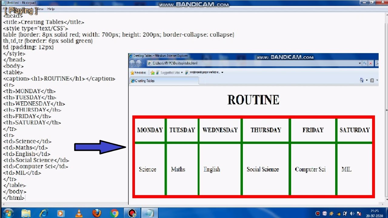 HOW TO CREATE TABLE IN HTML EASY HTML CODING A LEARNER FOR LIFE HOW TO CREATE TABLE IN HTML EASY HTML CODING A LEARNER FOR LIFE