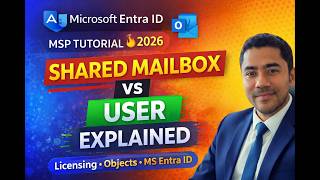 Understanding & Creating Shared Mailbox Vs User | User Vs Mailbox Objects—Permissions & Licensing