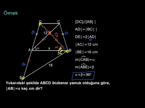 ÖZEL DÖRTGENLER | YAMUK | İKİZKENAR YAMUK | GEOMETRİ | METİN HOCAM