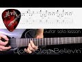 Don't Stop Believin' Guitar Lesson - Journey (with tabs)