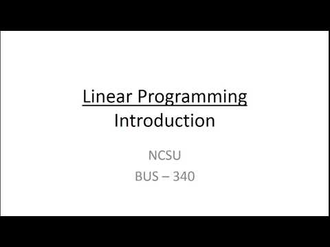 Intro to Linear