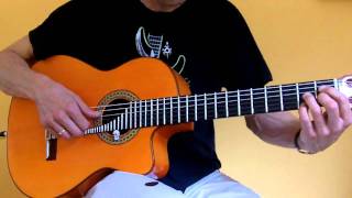 Flamenco guitar with a pick chords