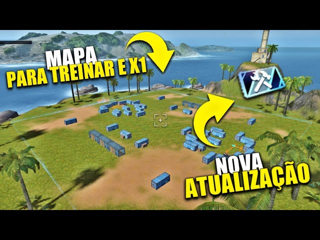 Código de mapa de x1 no free fire: Entre agora e faça o seu treino