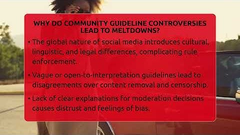 Why Do Community Guideline Controversies Lead To Meltdowns? - Everyday-Networking
