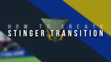 Create a STINGER TRANSITION for livestreams - Hitfilm Tutorial