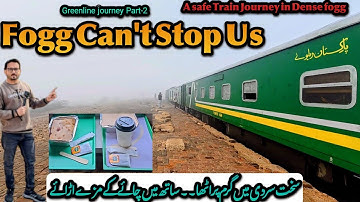 Dense Fog and  Full Speed | Green Line Overtaking Trains with Warm Breakfast