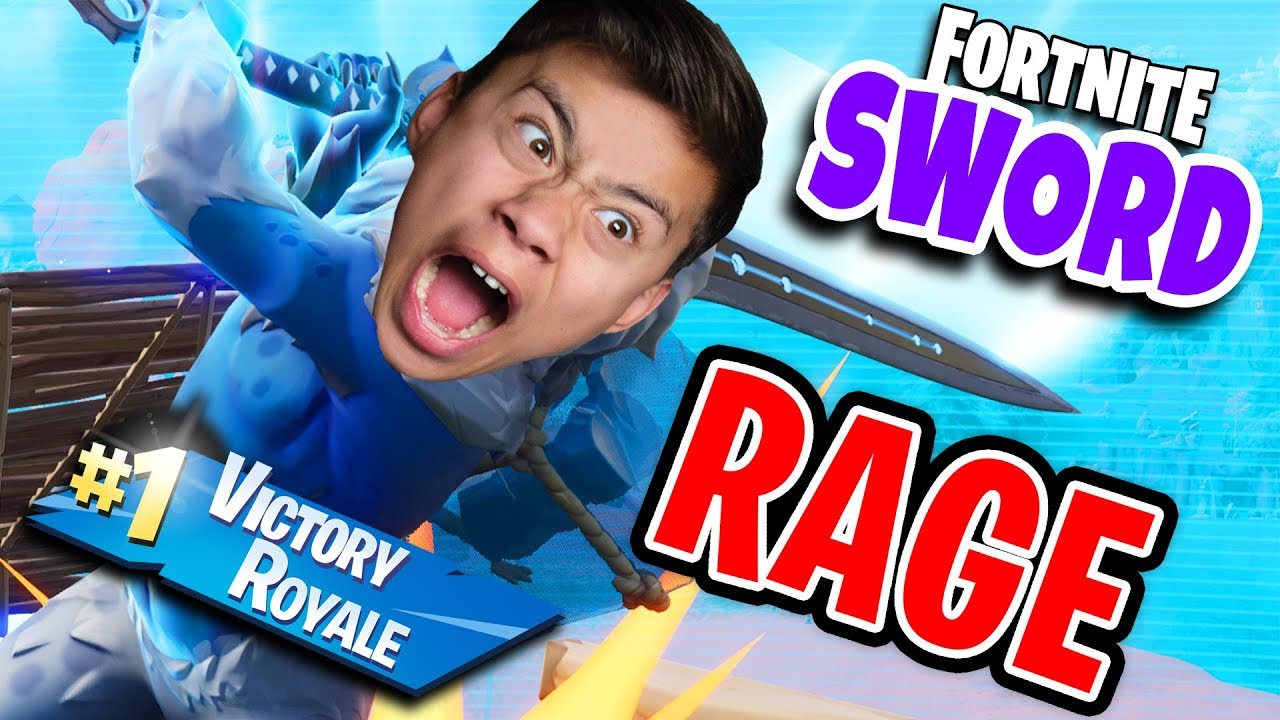 FORTNITE SWORD RAGE!!! Infinity Blade is Out of Control! - YouTube