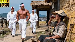 Arrogant German strongman is instantly knocked out by a kung fu youth with a single Tai Chi move.