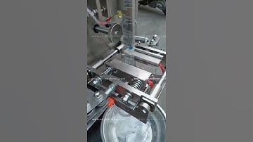 Apple sauce paste automatic vertical bag form fill seal machine bagging machine testing video