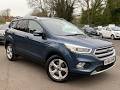 2018 68 plate Ford Kuga 2.0 TDCi Titanium Euro 6 (s/s) 5dr, Blue, 60,784 miles. Price £10,295.00