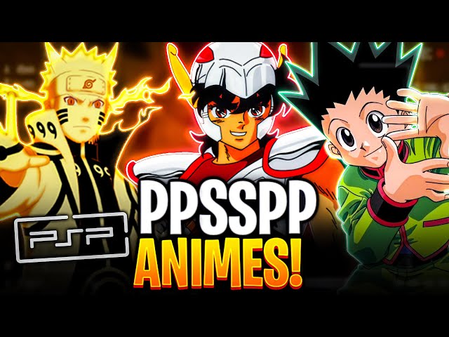 Esses jogos de Anime do PSP são sensacionais! #psp #anime #jogos #jogo