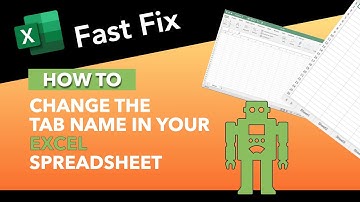 How to change the tab name in your Excel spreadsheet - Mac OS