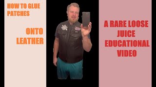 How to Glue Patches onto a Leather Vest