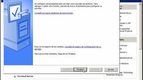 INSTALACIÓN Y CONFIGURACIÓN DE SERVIDOR DE ARCHIVOS EN WIN SERVER 2003 (hd)