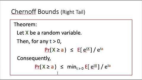 Lecture10:  Chernoff Bounds