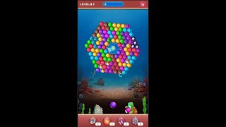 Bubble shooter game shooter bubble sea world level41 complete screenshot 4