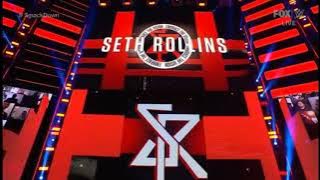 Seth Rollins 1st entrance with NEW THEME (debut at Wrestlemania) on smackdown