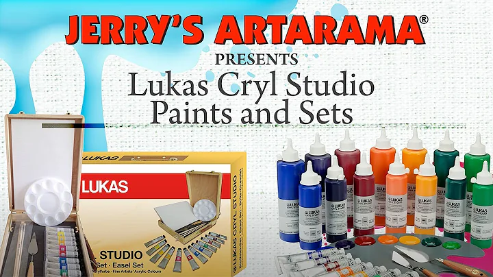 Lukas Cryl Studio Artist Acrylics - Medium Body Acrylics Product Demo
