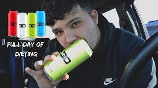 3D ENERGY DRINK REVIEW &amp; FULL DAY OF DIETING