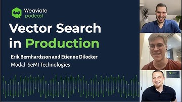 Erik Bernhardsson and Etienne Dilocker on Vector Search in Production - Weaviate Podcast #25
