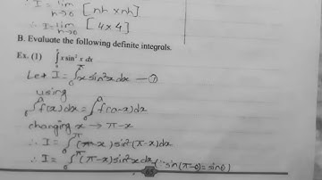 12th maths practical no 11 definite integration - 1