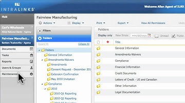 VIRTUAL DATA ROOMS   IntraLinks DealspaceSM for Debt Capital Markets