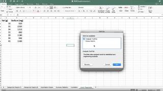Excel Scatterplots and Linear Regression (STEM Stats Videos)