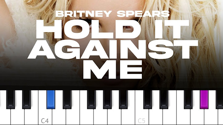 Hold It Against Me Piano version - Piano performance video thumbnail