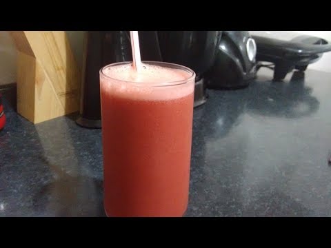 Suco de melancia natural muito fácil de fazer