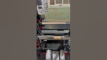 Multi functional CNC woodworking lathe for automatic milling and drilling of wooden chair legs! #cnc