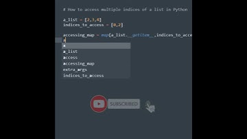 How to access multiple indices of a list in Python
